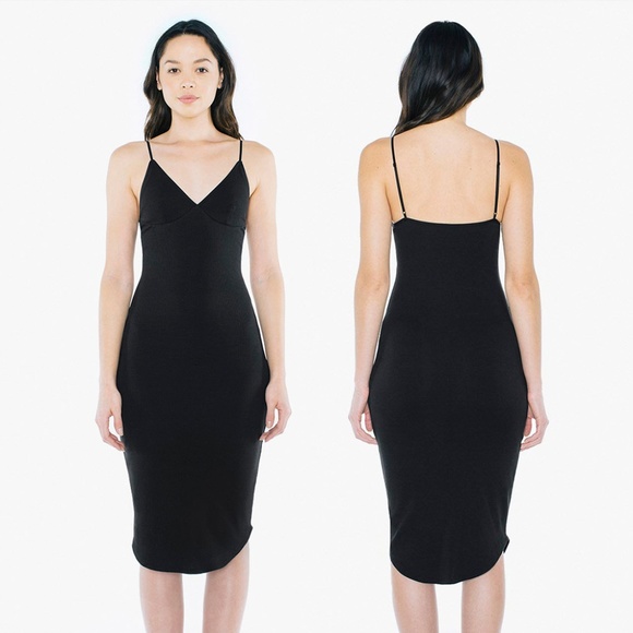 American Apparel 2x2 Rib Sofia Midi 